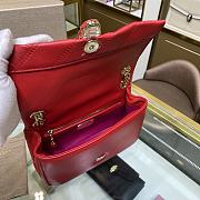 Bvlgari Serpenti cabochon shoulder bag red 287993 22.5cm - 6