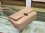 Bvlgari Serpenti cabochon shoulder bag beige 287993 22.5cm - 6