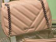 Bvlgari Serpenti cabochon shoulder bag beige 287993 22.5cm - 4