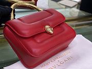 Mary Katrantzou x Bvlgari top handle red 291071 19cm - 2