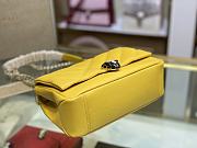 Bvlgari Serpenti cabochon shoulder bag yellow 287993 22.5cm - 6