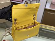 Bvlgari Serpenti cabochon shoulder bag yellow 287993 22.5cm - 5