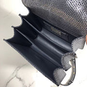 Bvlgari Serpenti forever crossbody bag karung leather grey B38329 18cm - 3
