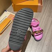 LV Paseo Flat Comfort Sandal In Pink - 6