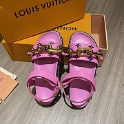 Louis Vuitton Paseo flat comfort sandal in pink - 6