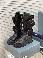 Prada Monolith brushed rois leather boots - 1
