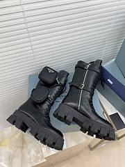 Prada Monolith brushed rois leather boots - 4