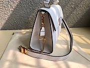 Valentino VSling grainy calfskin handbag in white 30cm - 5
