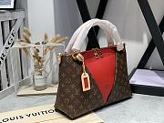 Louis Vuitton V tote MM monogram in red M43957 36cm - 6