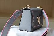 LV Twist MM epi leather gray/pink - 4