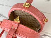 LV Petite boite chapeau crocodilian brillant leather in pink N94160 17.5cm - 2