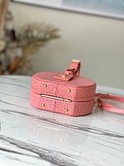 LV Petite boite chapeau crocodilian brillant leather in pink N94160 17.5cm - 3