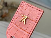 LV Petite boite chapeau crocodilian brillant leather in pink N94160 17.5cm - 4