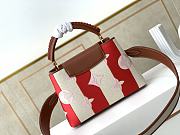 LV Capucines BB colorful striped red canvas M57651 27cm - 4