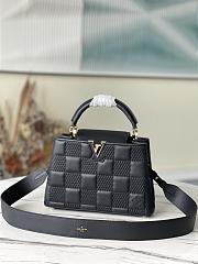 LV Capucines BB damier quilt lambskin in black M59225 27cm - 1