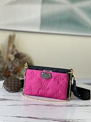 LV Maxi multi pochette accessoires black/fuchsia M58980 34cm - 1