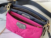 LV Maxi multi pochette accessoires black/fuchsia M58980 34cm - 6