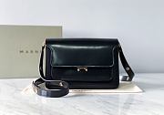 Marni | Trunk bag in black calfskin 25cm - 1