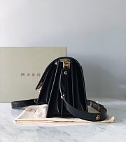 Marni | Trunk bag in black calfskin 25cm - 6