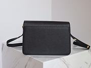 Marni | Trunk bag in black saffiano leather 23cm - 4