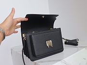 Marni | Trunk bag in black saffiano leather 23cm - 2