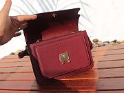 Marni | Trunk bag in red saffiano leather 23cm - 4