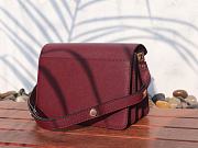 Marni | Trunk bag in red saffiano leather 23cm - 5