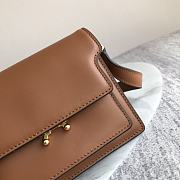Marni | Trunk bag in brown calfskin 18cm - 3