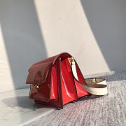 Marni | Trunk bag in red patent leather 18cm - 2