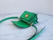 Marni | Trunk bag in green calfskin 18cm - 5