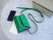 Marni | Trunk bag in green calfskin 18cm - 3