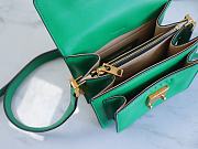 Marni | Trunk bag in green calfskin 18cm - 2