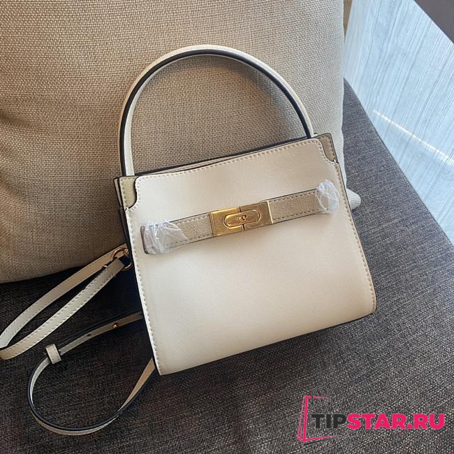 Tory Burch | Lee radziwill petite double bag in cream 19cm - 1