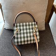 Tory Burch | Lee radziwill petite double bag in leccio/new ivory gingham 19cm - 3