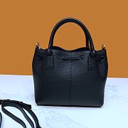Tory Burch | Mcgraw small drawstring satchel in black 85119 25cm - 3