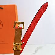 Hermes Pop H belt red 1.5cm - 5
