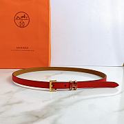 Hermes Pop H belt red 1.5cm - 3