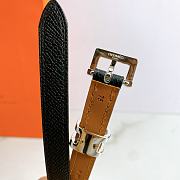 Hermes Pop H belt black 1.5cm - 6