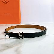 Hermes Pop H belt black 1.5cm - 4
