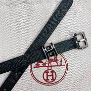 Hermes Pop H belt black 1.5cm - 2