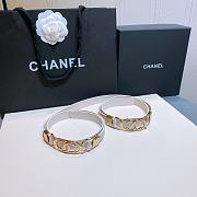 Chanel lambskin belt white 2cm - 4