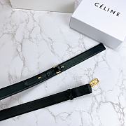 Celine belt in smooth calfskin black 3cm - 5