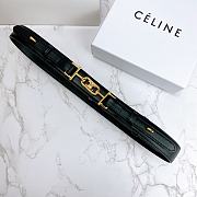 Celine belt in smooth calfskin black 3cm - 6