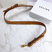 Celine belt in smooth calfskin brown 3cm - 2