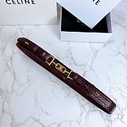 Celine belt in snakeskin 3cm - 1