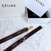 Celine belt in snakeskin 3cm - 2