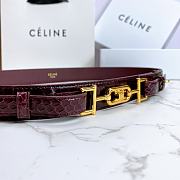 Celine belt in snakeskin 3cm - 3