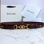Celine belt in snakeskin 3cm - 4