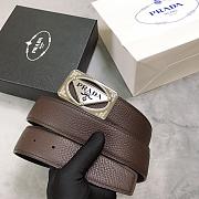 Prada leather belt 3.8cm - 5