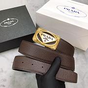 Prada leather belt 3.8cm - 2